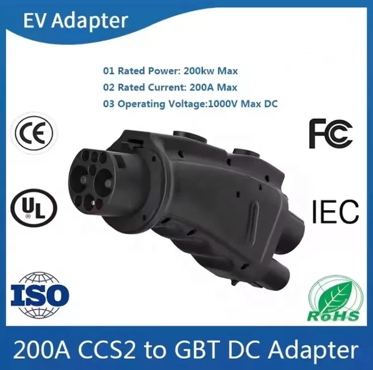 Electric Vehicle Ccs2 To Gb/t Adapter Charger Fast Charging Ccs To Gbt Adapter