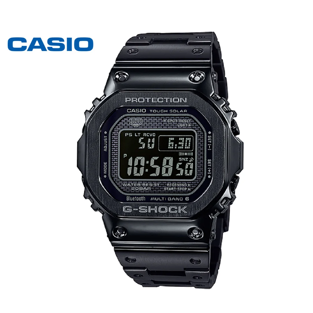 Casio GMW-B5000 series watch small silver block anti-fall fashion metal sports watch G-SHOCK men\'s multi-functional waterproof