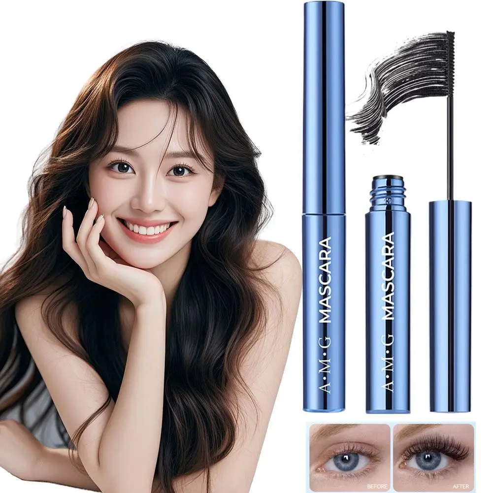 ブラックブラウン曲げやすいマスカラ延長黒 3D まつげマスカラエクステンション防水持続まつげまつげ N6F8
