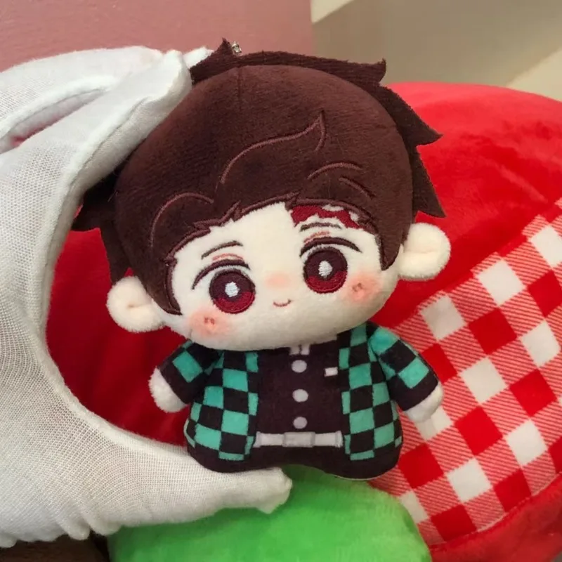 10CM New Demon Slayer Plush Toy Cartoon Animation Peripheral High-looking Creative Doll Cute Backpack Desktop Decoration Gift - view 2
