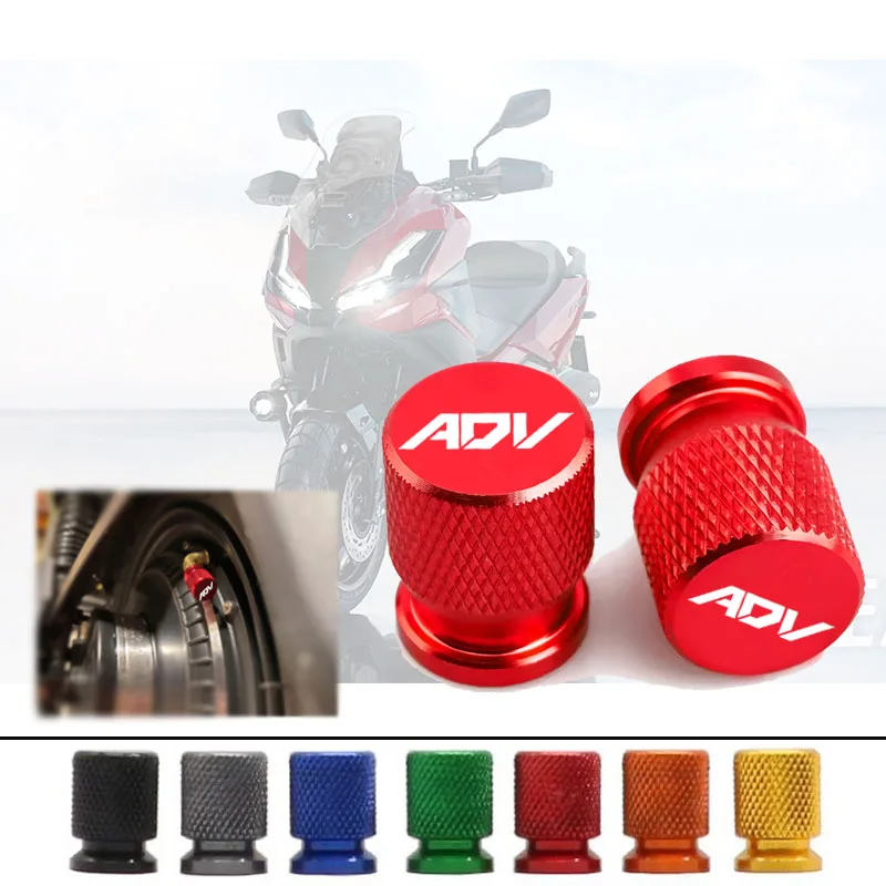 

For ADV350 ADV150 ADV160 adv ADV 350 150 160 Motorcycle Tire Valve Air Port Stem Cover Cap Plug CNC Accessories ADV LOGO