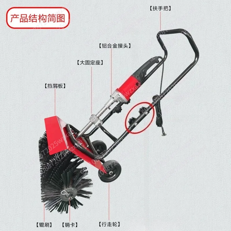 Artificial turf sweeper, grass brush sand filling machine, high-efficiency small comb grass sand filling machine