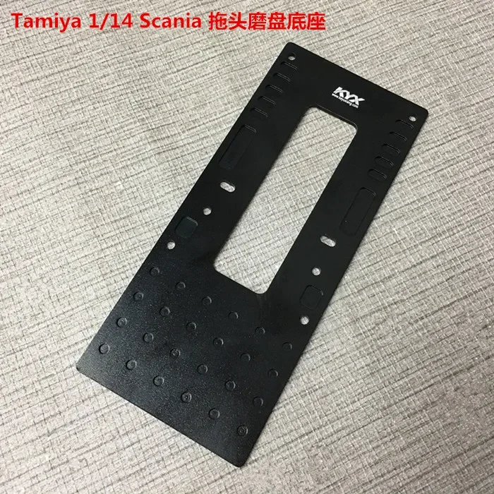 KYX Racing CNC Aluminum Coupler Base Bracket Upgrade Part Accessories for 1/14 RC Trucks Tractor Tamiya Scania
