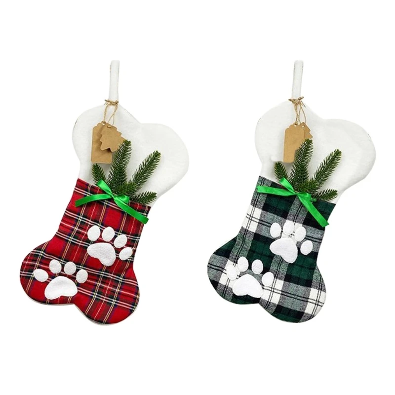 

Christmas Tree Pendant Large Christmas Stockings Hanging Ornament for Festive Home Decor Xmas Tree Pendants New Year Gifts