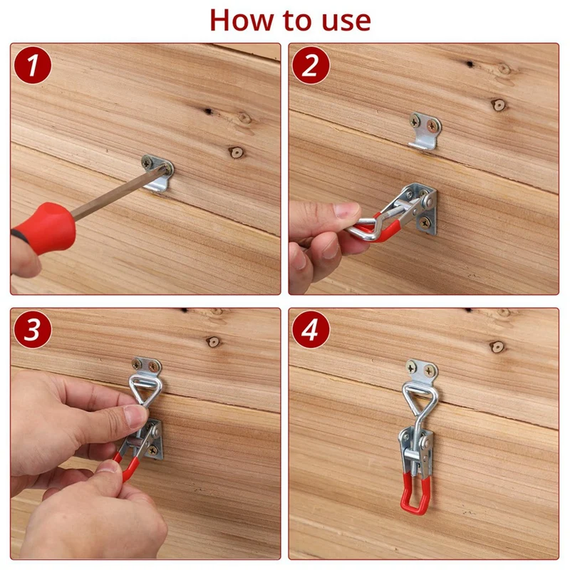 36 buah gerendel pelat dapat disesuaikan Grendel tarik 4001 gerendel tarik tugas berat gerendel pintu logam Grendel kokoh Grendel perangkat keras mudah digunakan