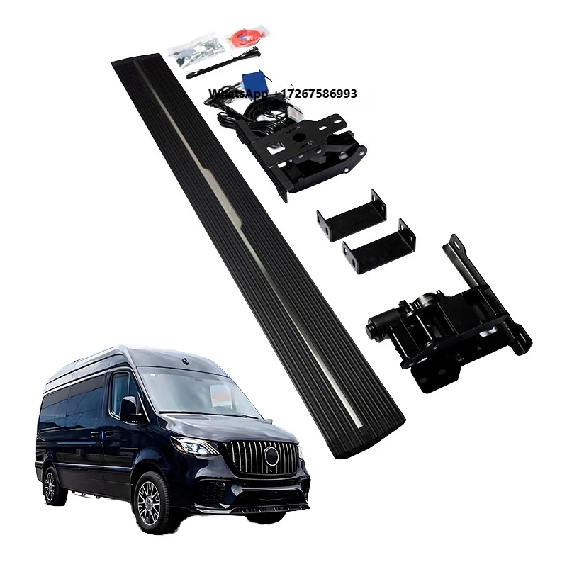 

Factory OEM Wholesale Luxury Aluminum Alloy Full Set Screw Fixing Threshold Powered Electric Running Board Side Step for benz