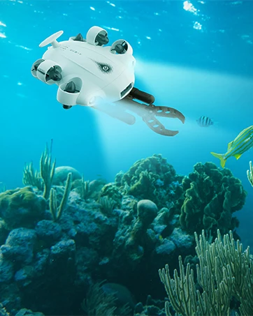 FIFISH V-EVO 4K60FPS Underwater Drone Kit with Robotic Arm ROV Under Water Submarine Underwater Fish Finder Drone With Camera