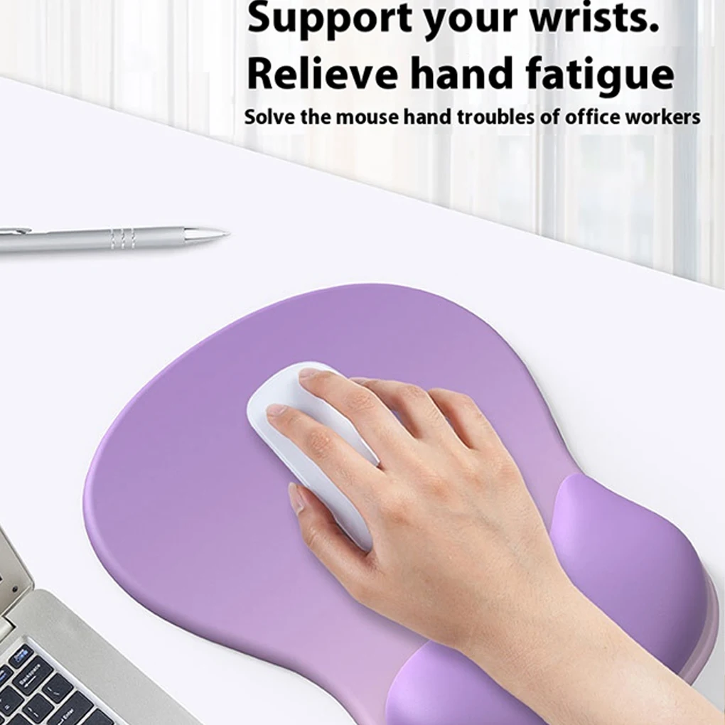 

Computer Silicone Mouse Pad Ergonomics Mouse Pad Mouse Pad With Wrist Support Non Slip Mice Mat Mousepad Wrist Rest