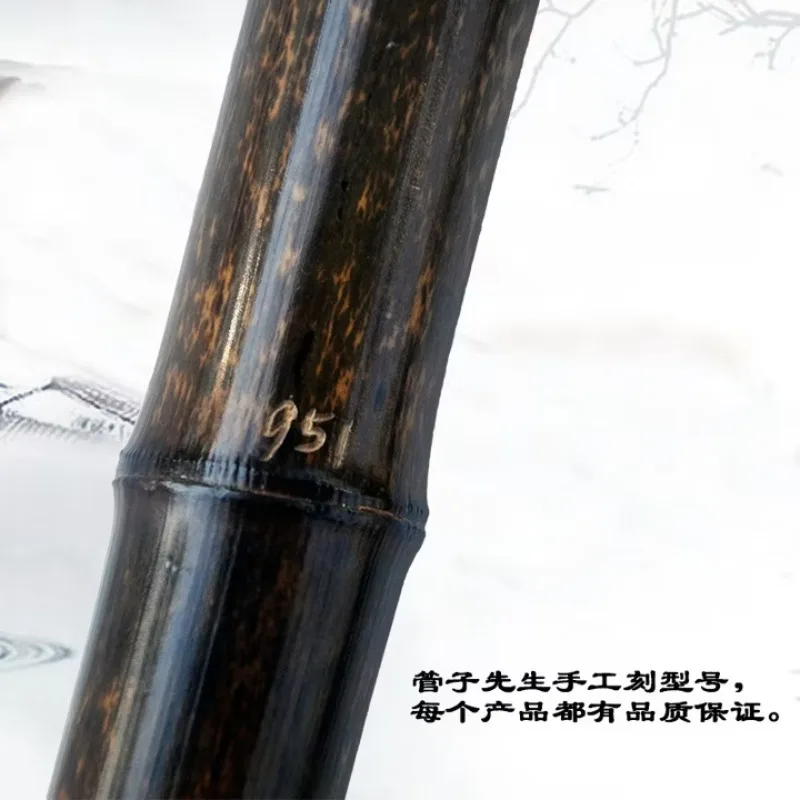 Nine-Section Flute Purple Bamboo Dongxiao Eight-Hole Xiao Entry-Level Performance One Section Eight-Hole F Key Right-Hand