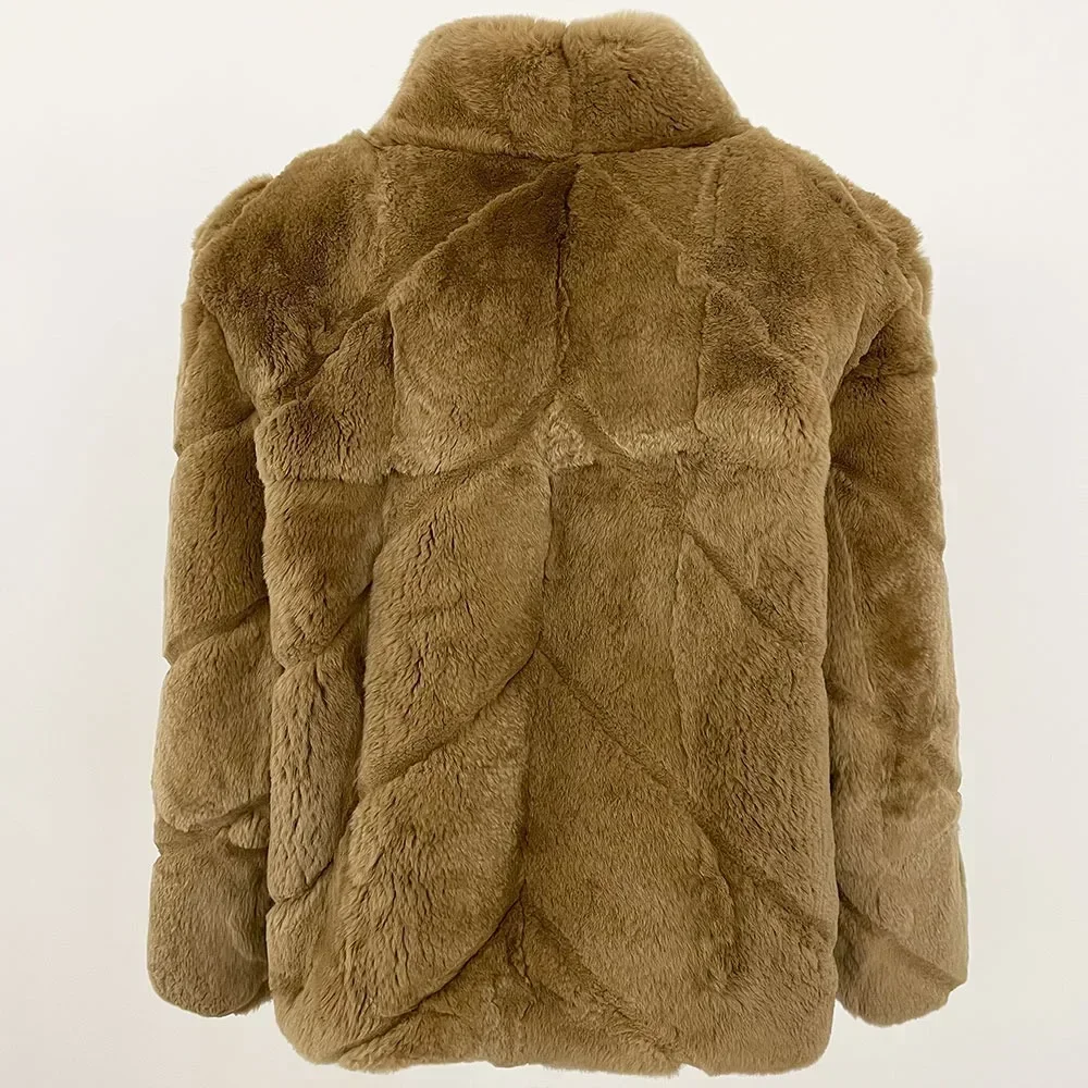 OFTBUY معطف فرو الأرنب الحقيقي الشتوي للنساء مراجعات كورية للعديد من ملابس الفتيات سترة الخريف من جلد الأرنب الطبيعي للنساء #3