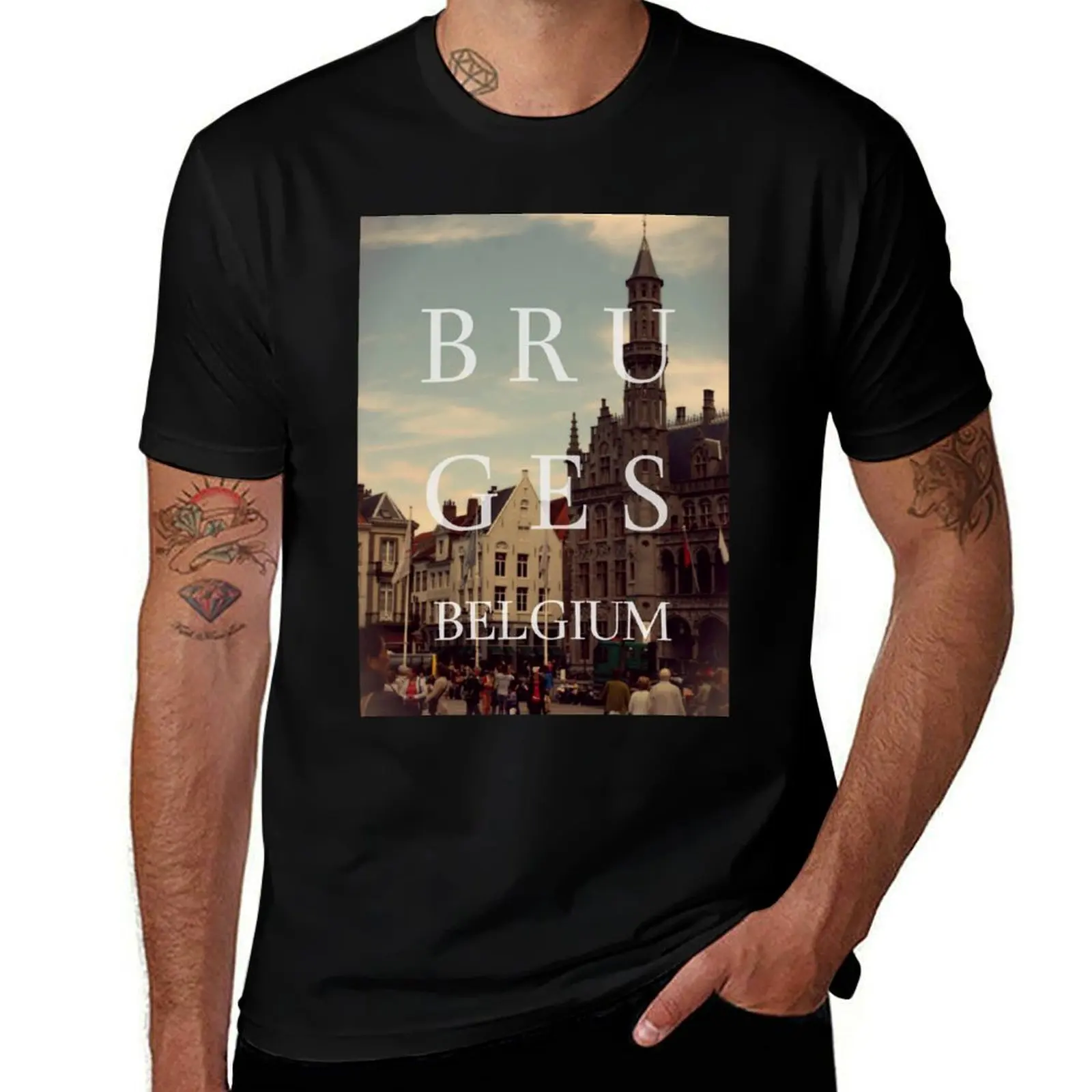 Bruges, belgium T-Shirt Large Size Short Sleeve T-Shirt