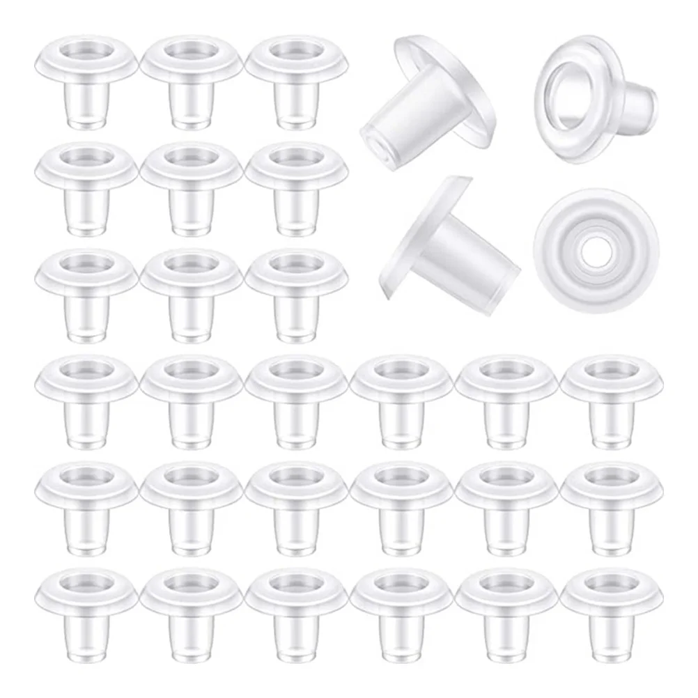 50 pezzi accessori per tende per finestre trasparenti tappi per pulsanti per scaletta con binario inferiore in plastica per ombra a rullo per ufficio domestico