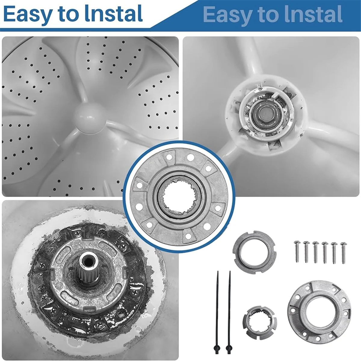 

W10324651 Hub Washers Replacement Kit for W10291415, W10291417, W10291416, EA2581262, PS2581262, AH2581262