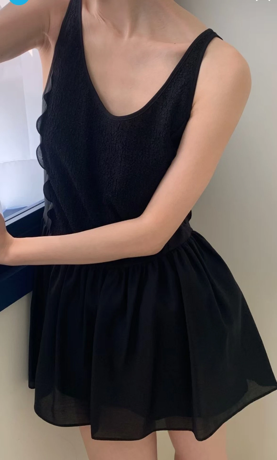 ballet-sle-color-round-ne-svel-vest-dr-summer-new-arrival-women's-high-waist-a-line-skirt-casual-dr