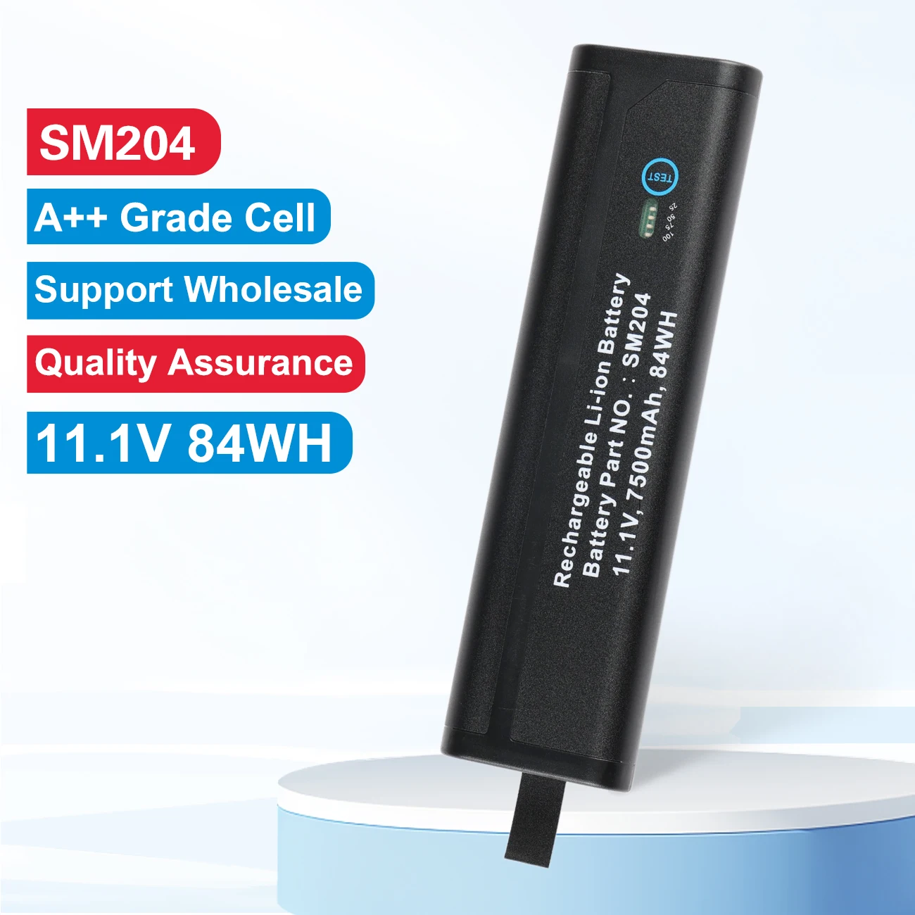 SM204 Replacement Li-ion Battery for Anritsu MS2721 MS2721A MS272xB MT821xE MT8222A OTDR For YOKOGAWA AQ7280 AQ7282 Aanalyzer