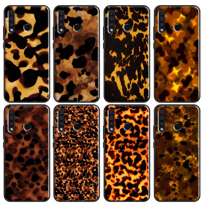 Tortoiseshell Tortoise Shell Case For Huawei P30 P20 P40 P60 Pro Nova 9 5T P Smart Honor Magic 5 Lite X8 X9a 50 70 Cover