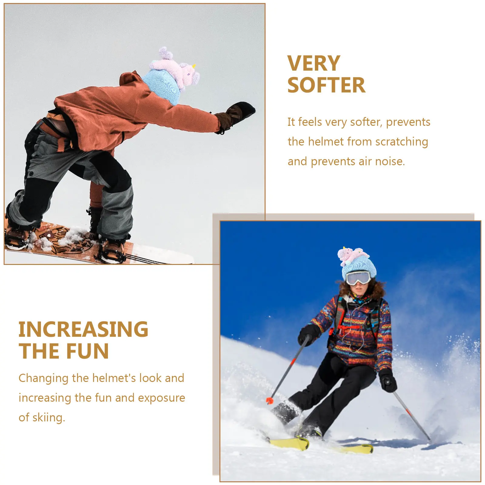 

Decorative Ski Cover Sturdy Trustworthy Multiple Jobs Suitable Many Kinds Helmets Winter Skiing Supplies