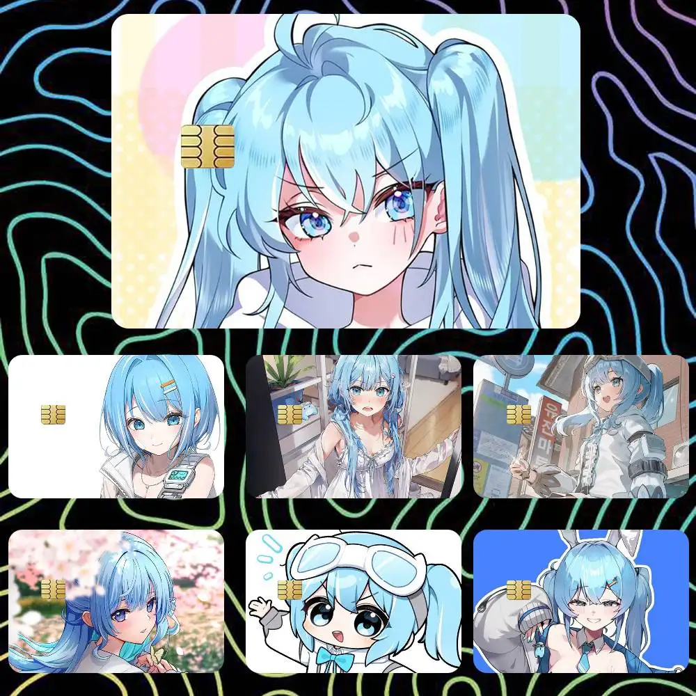arahashi tabi VTuber StelLive  Sticker Film Tape Skin for Credit Card Debit Card Waterproof Stickers