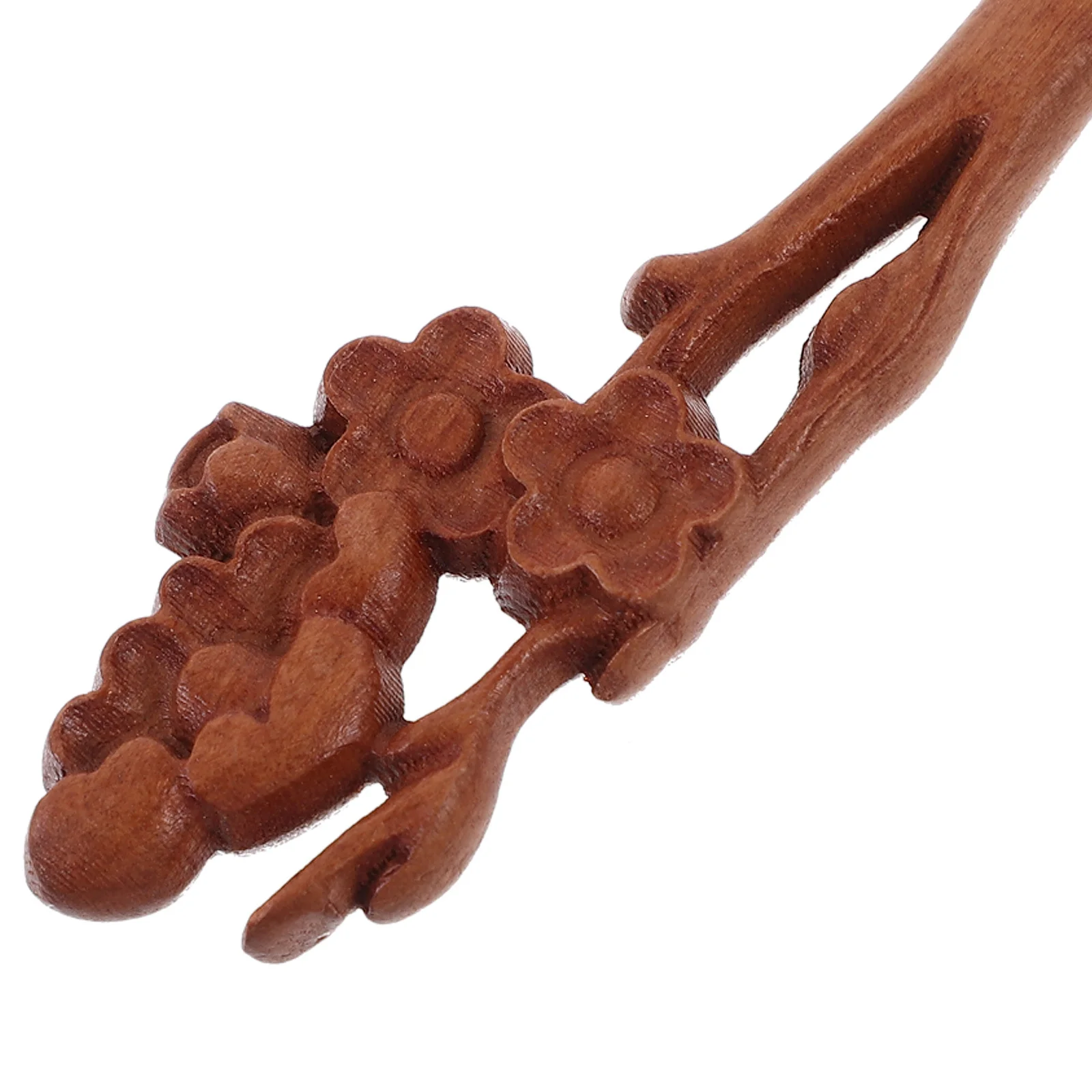 

Retro Style Peach Wood Hair Stick Lightweight Women Hairpin Hair Chopstick for Buns Daily Party Prom Peach Wood Hairpin