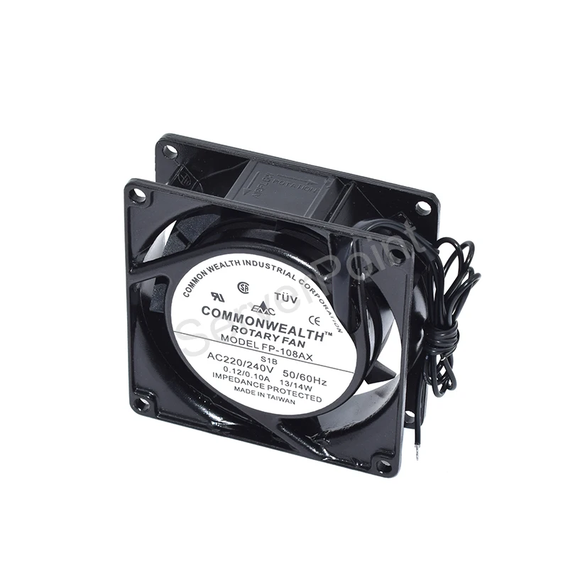 

New FP-108AX 80*80*25mm AC220V/240V 0.12/0.10A 13/14W 50/60Hz 2 Wires Axial Cooling Fan Well Tested