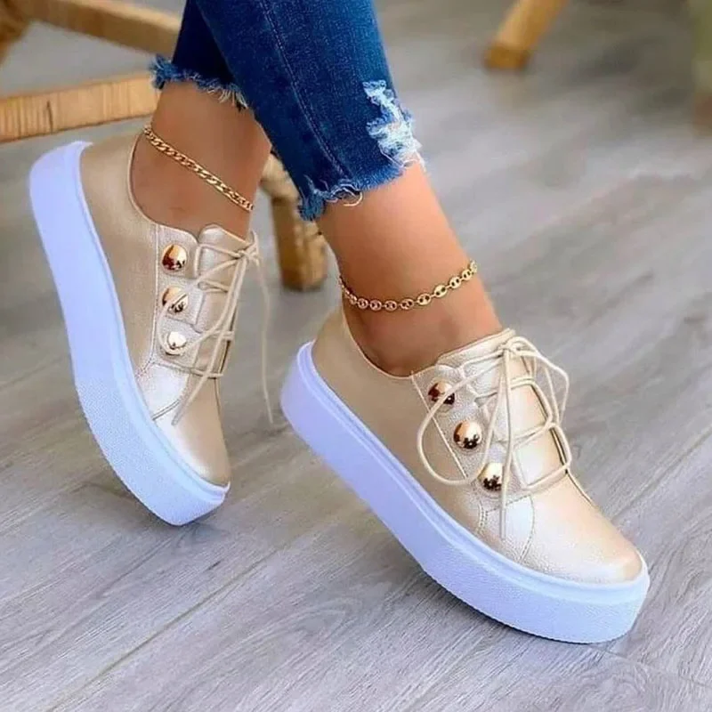 Women\'s Sports Sneakers Platform Shoes Fashion Wedges Female Tennis Casual Lace Up Running Ladies Footwear 2023 Zapatillas Mujer