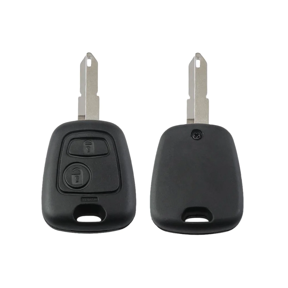 2 Buttons NE72 Blade 433MHz Remote Key Controller For Peugeot 206 207 With PCF7961 Transponder Chip Car Remote Key