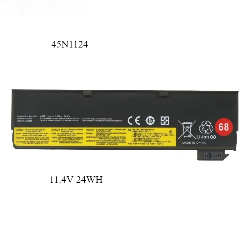 11.4V 24Wh 3cellsLaptop แบตเตอรี่สําหรับ Lenovo ThinkPad T440 T440S X240 X240S S440 S540 X250 45N1132 45N1124 45N1130