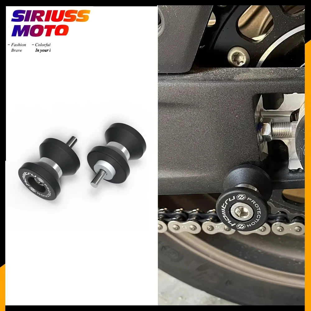 

Motorcycle Swingarm Spools Stand Screws for Aprilia RS660 Tuareg Tuono 660 2021-2023 and Shiver Dorsoduro 750 900