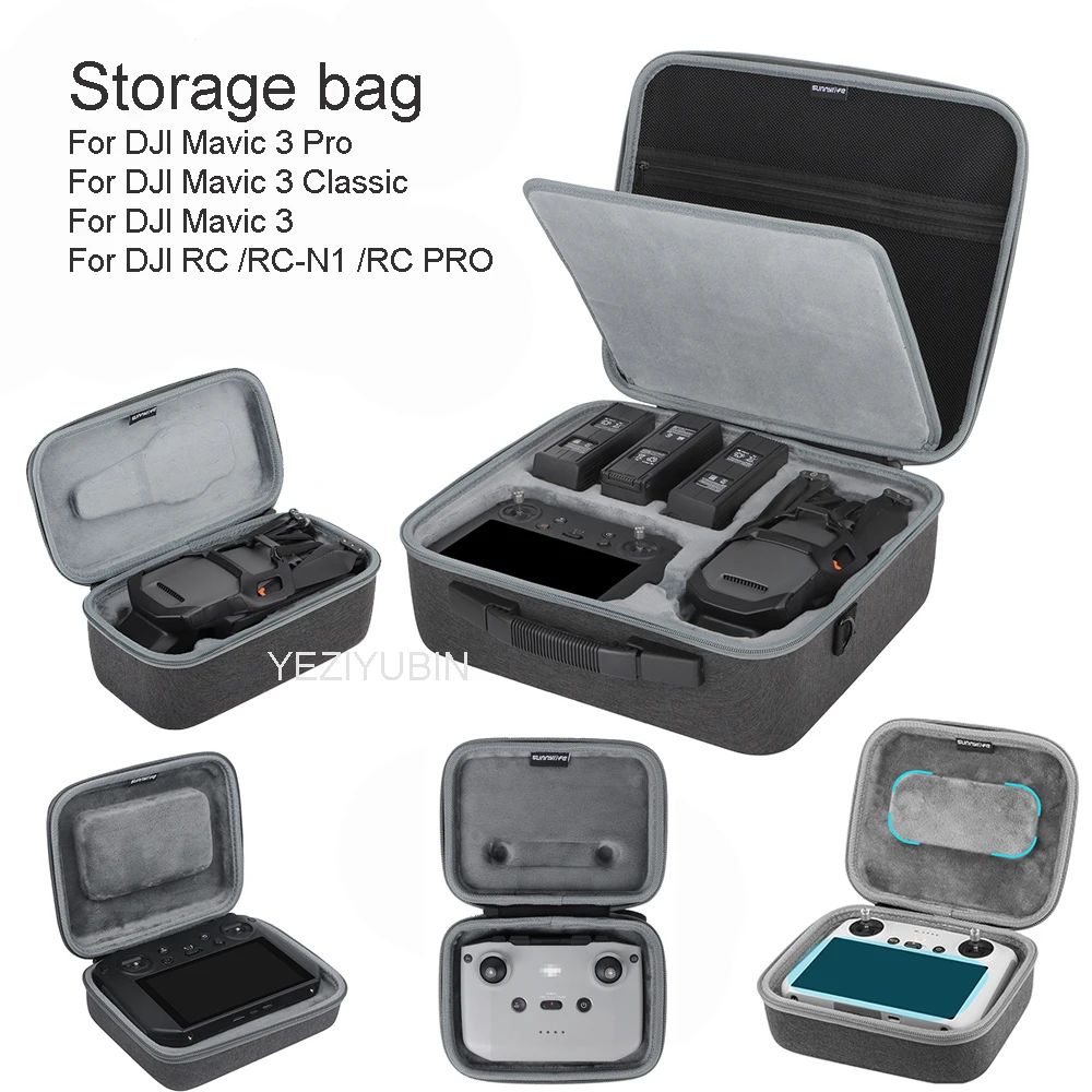 For DJI Mavic 3 Pro Case DJI RC /RC-N1/RC PRO Remote Control Bag For DJI Mavic 3 Pro Multi-function Pack