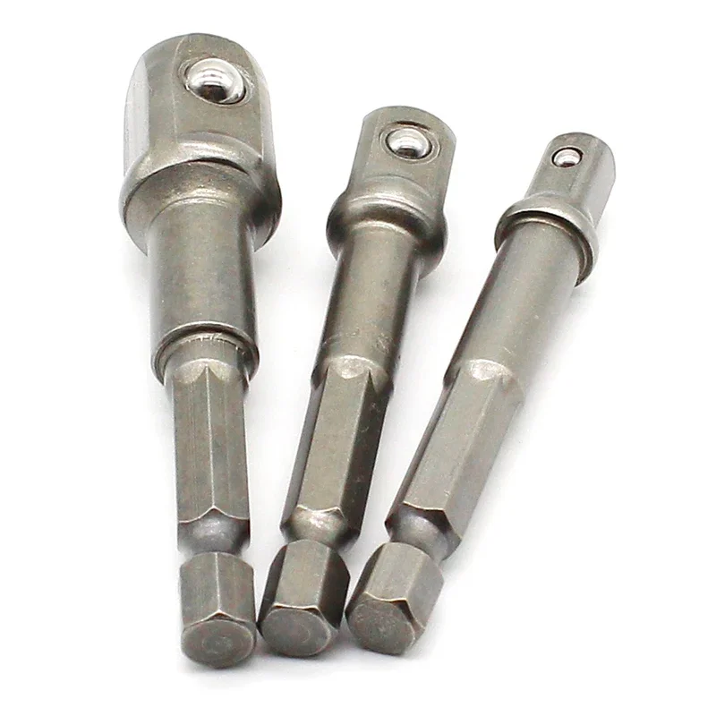 8 Stks/set Socket Adapter Power Set Hex Shank 1/4 "3/8" 1/2 "Extension Boren