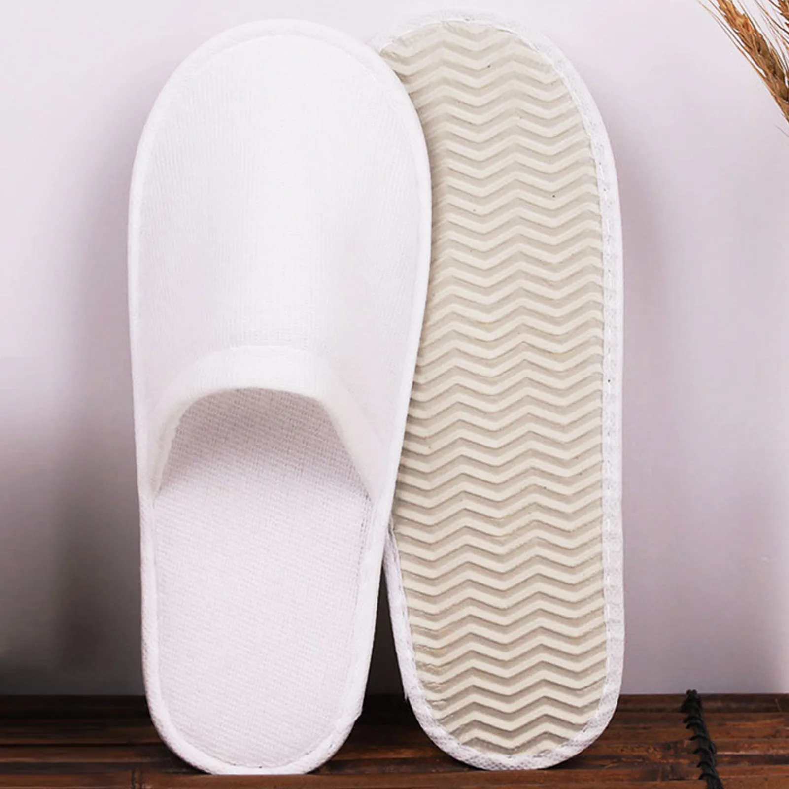 شباشب ضيوف منزلية محمولة مريحة في الارتداء، شباشب سميكة للاستخدام في المنزل وضيوف السفر #5