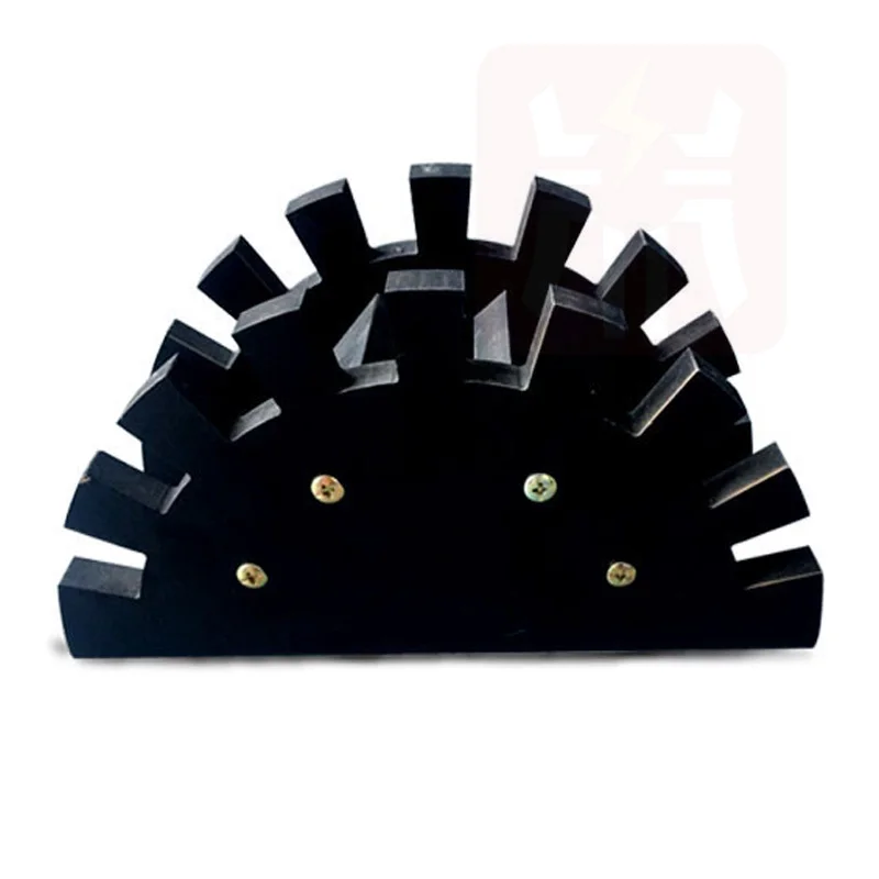 Modern Eco-Friendly Aluminum Alloy Rotating Retail Store Display Rack Density Board Stand Stone Advertising Use Stone Display