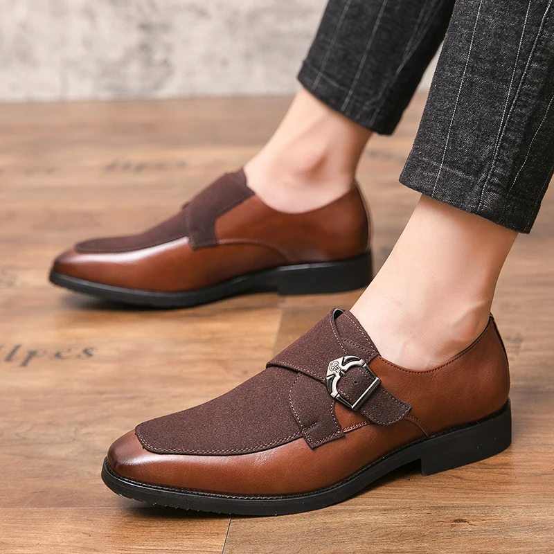 Men's business shoes Gentleman retro Minimalist style Dress up party 38-46 Hot selling adult suit shoes Outdoor street Hot