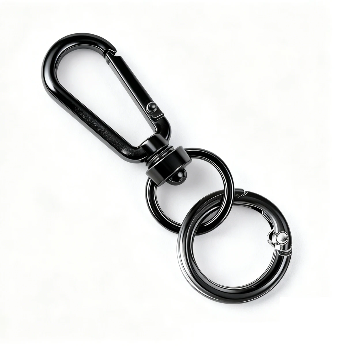 4/8PCS Metal Swivel Snap Hook with Spring Ring for Handbag DIY Key Ring Craft Making Paracord Lanyard Clip Car Camera Strap Gift - view 4