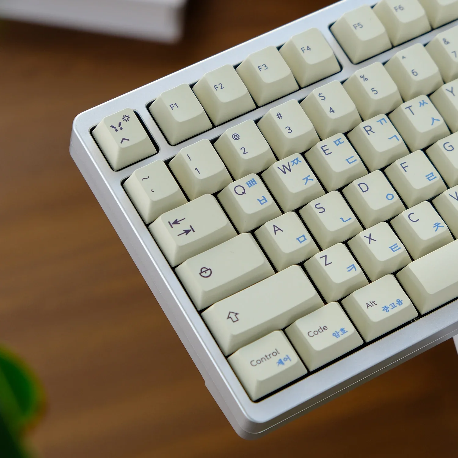 الحليب الأبيض الكورية الجذر keycap PBT الأصلي عملية التسامي مجموعة كاملة