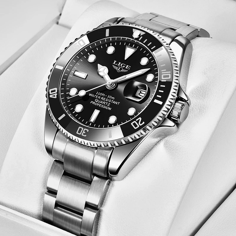 2023 Topmerk Luxe Mode Duiker Horloge Heren 30ATM Waterdichte Date Klok Sport Horloges Mens Quartz Polshorloge Relogio Masculino