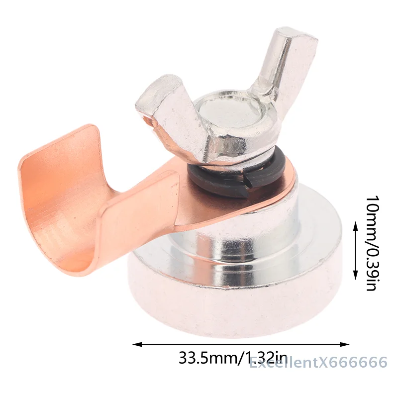 Robust Magnetic Welding Ground Clamp, Secure Grip Metal Surfaces for Welders