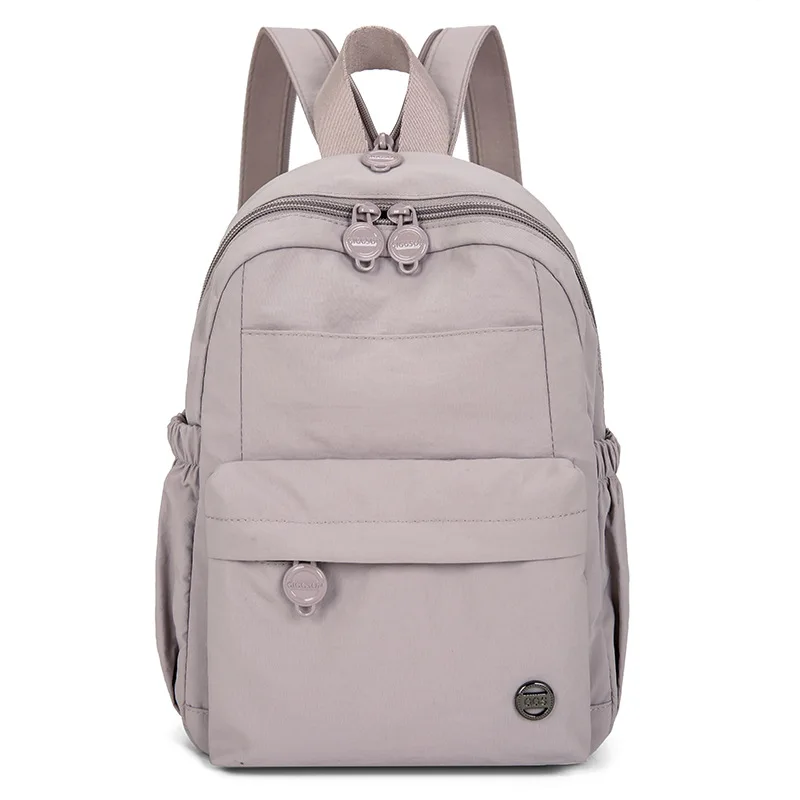 2026 New Korean Style Women Backpack, Simple Lightweight Waterproof Nylon Fabric, Multi-functional, Can Be Worn as Chest Bag view 5
