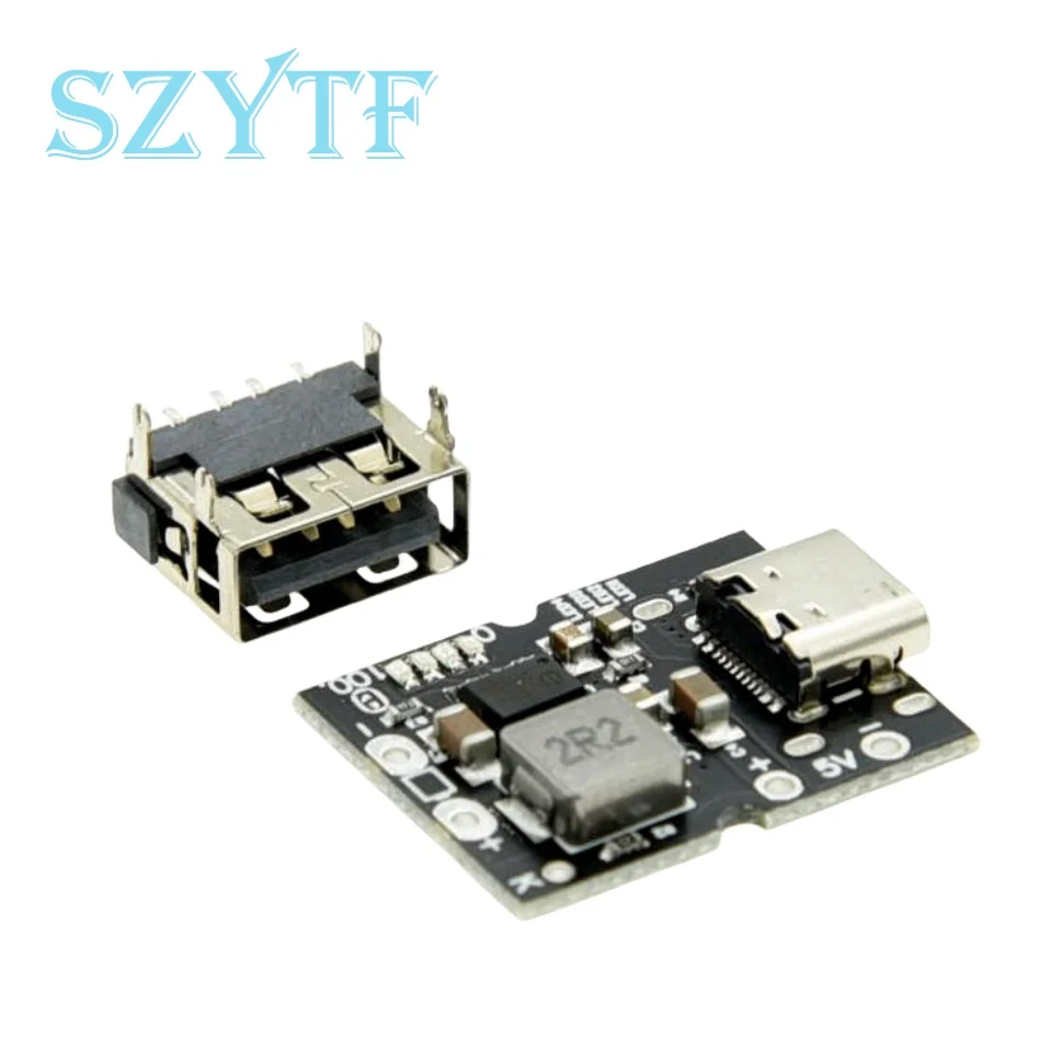 High Precision 5V 2A Charging Discharging Module Integrated Type-C Input Compatible With 4.2V Lithium Battery