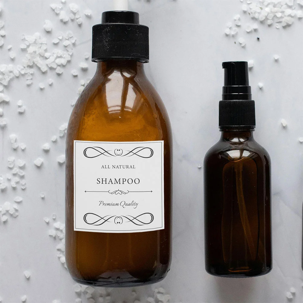 

12Pcs Waterproof Bathroom Labels Self-Adhesive Soap Dispenser Stickers Hand Soap Lotion Shower Bottles