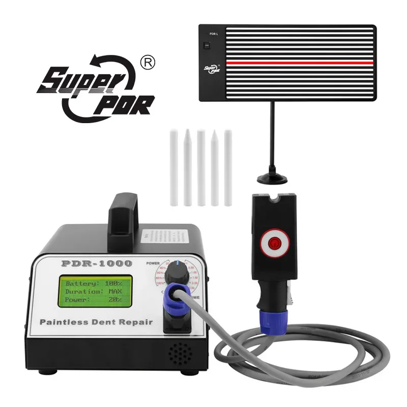 

Super PDR PDR1000 With Light Board for Paintless Dent Repair Induction Heating Hot Box Machine Car Body Dent Remover Pdr Tools