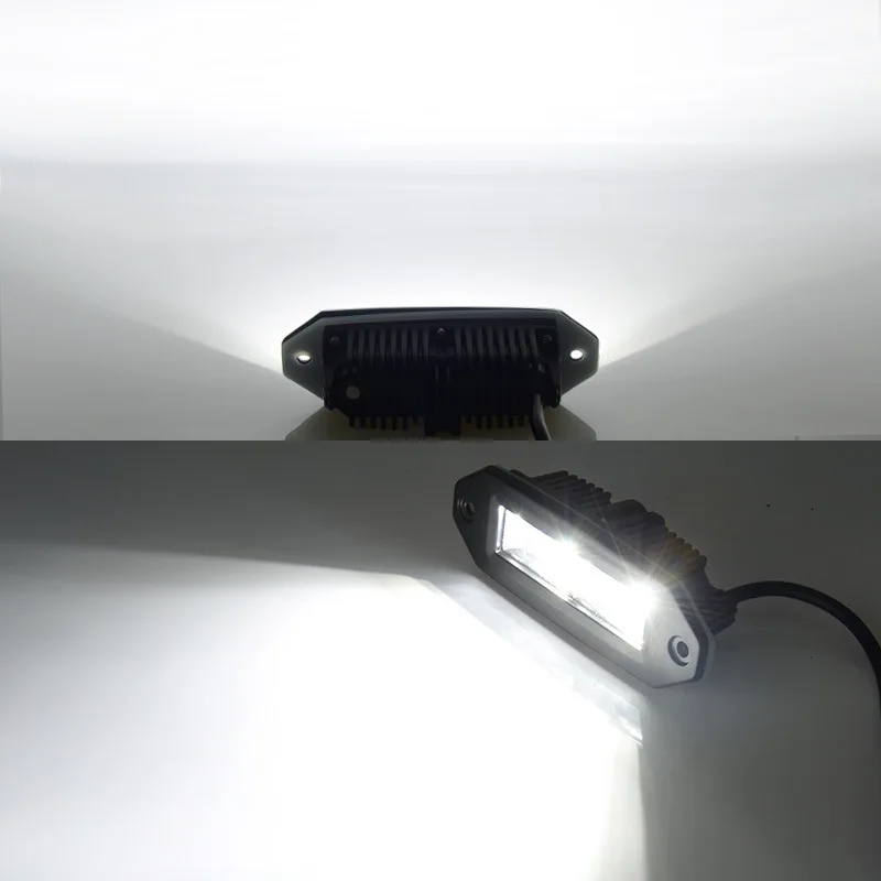 2X Car LED Modified Car Lights for Jeep Wrangler JK TJ Fog lights 40W Work Light Front Bumper Headlights LED 6000K White Bulb - view 6