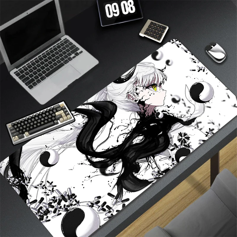 حصيرة مكتبية، سجادة، ملحقات مكتبية للكمبيوتر المحمول، لوحة ماوس ألعاب أنمي للفتيات، لوحة ماوس، طاولات مكتبية، سجادات ماوس، لوحة مفاتيح