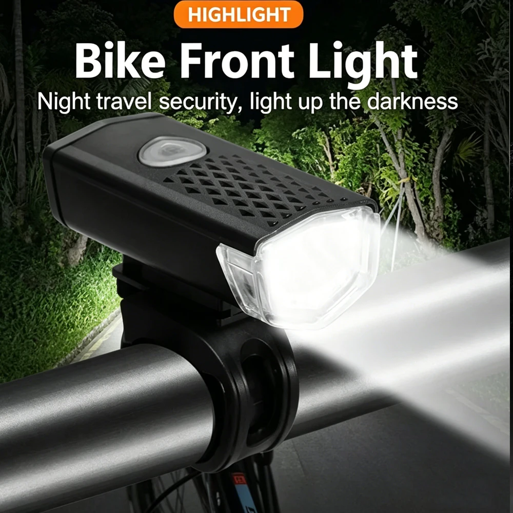 Ourdoor Bicycle Front Light Bright Bike Led Flashlight Bicycle Lantern USB Rechargeable MTB Bike Rear Lamp For Cycling Headlight