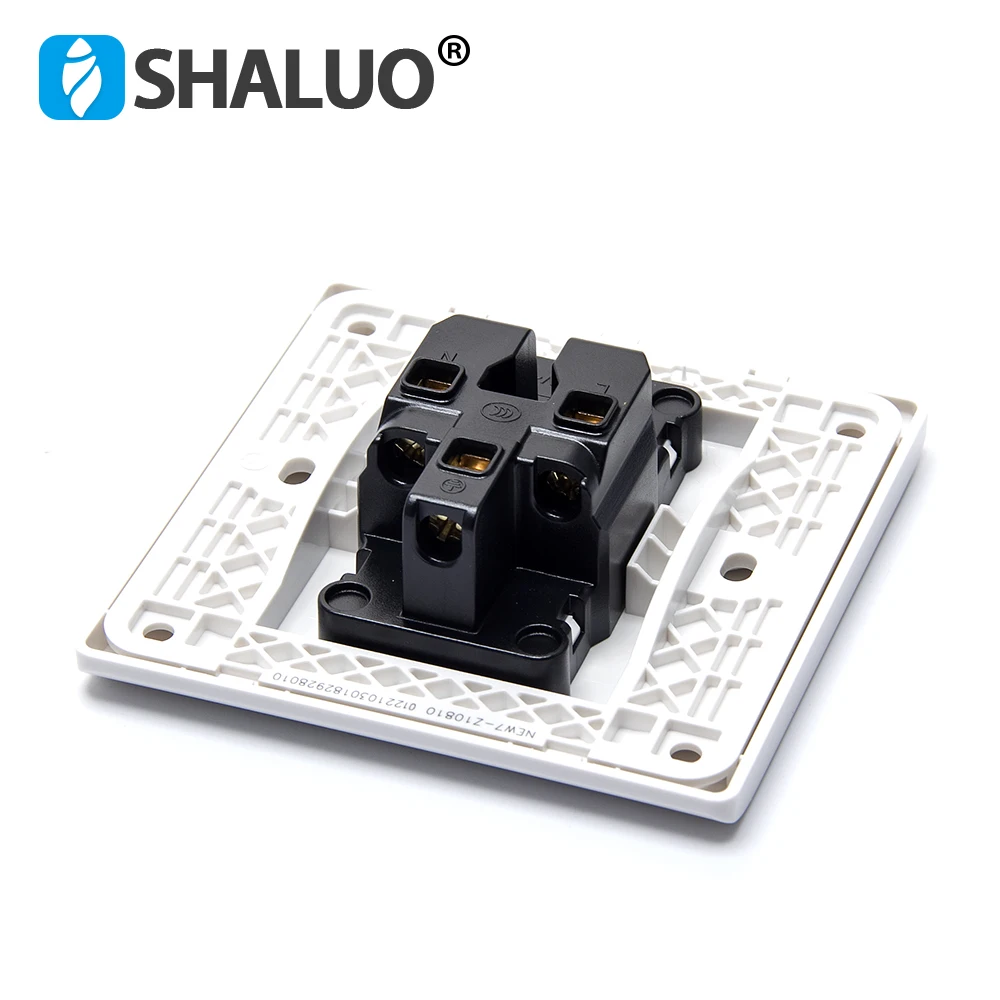 220V New Home Wall Power Supply Socket Switch Plug Base For Air Conditioner 16A Three Pins Home Wall Socket Australia Style Plug