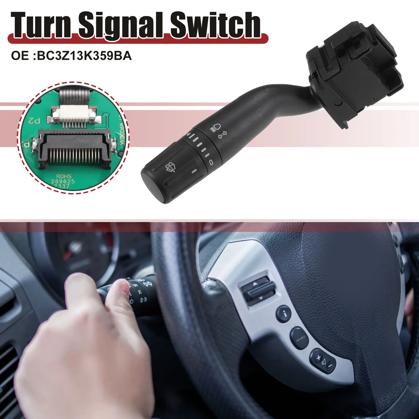 High quality Turn Signal Switch Multifunction Switch for Ford F-150 2011-2014 No.BC3Z13K359BA BC3Z-13K359-BA FREE SHIPPING!!!