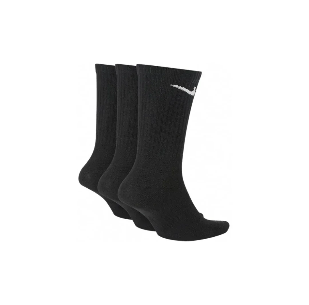 Nike Everyday Lightweightcrew Unisex Sports Socks Men\'s and Women\'s 3 Pairs Stockings for Athletic Training S M L XL SX7676