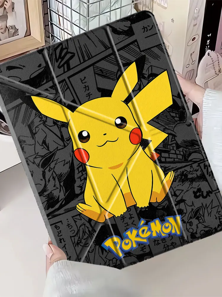 Pokrowiec na tablet z motywem komiksów Pokemon, Pikachu, do iPad Mini 6 7 Air 4 5 M3 M2 1 2 M4 11 cali Pro 11. generacji 10. generacji 9. generacji 8. generacji 7. generacji 12.9 cala — zdjęcie produktu 7