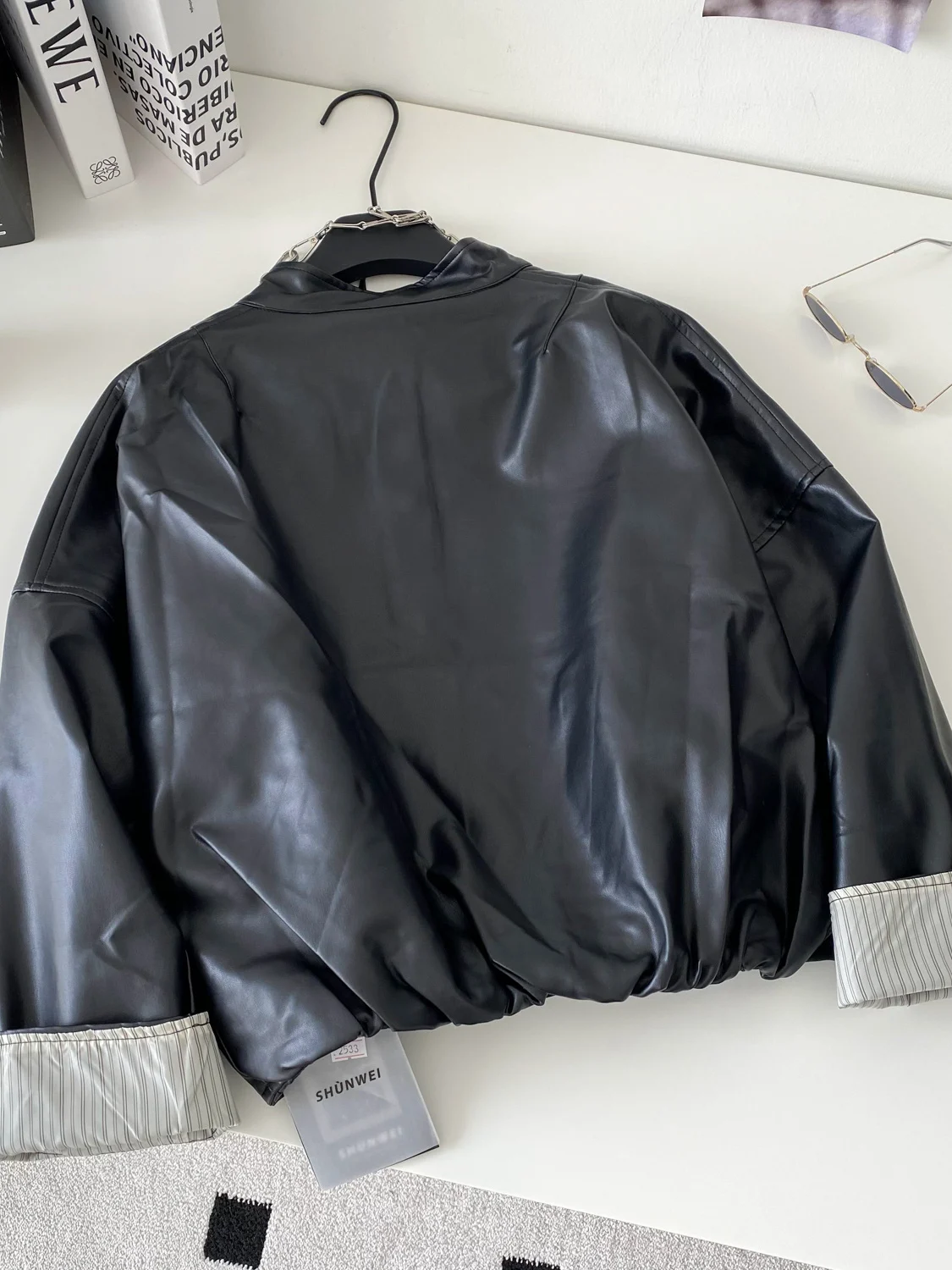 Retro American Spicy Girl Moto Jaet da donna in pelle PU allentata ort Street Sle Capispalla Top alla moda per l'autunno