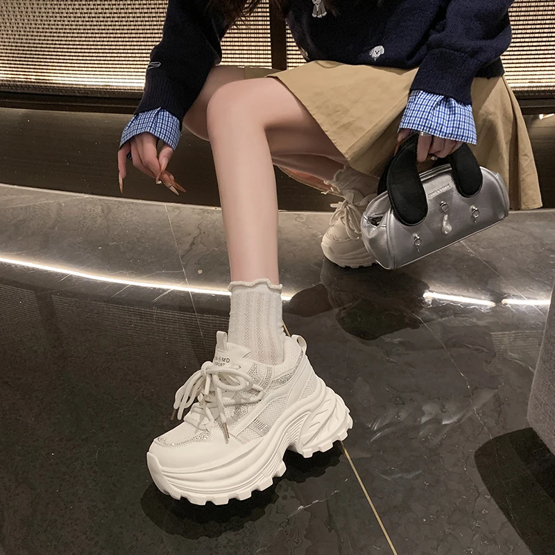 Novos Tênis Chunky Femininos d - Mesh Trainer Breathable avaliação e preço